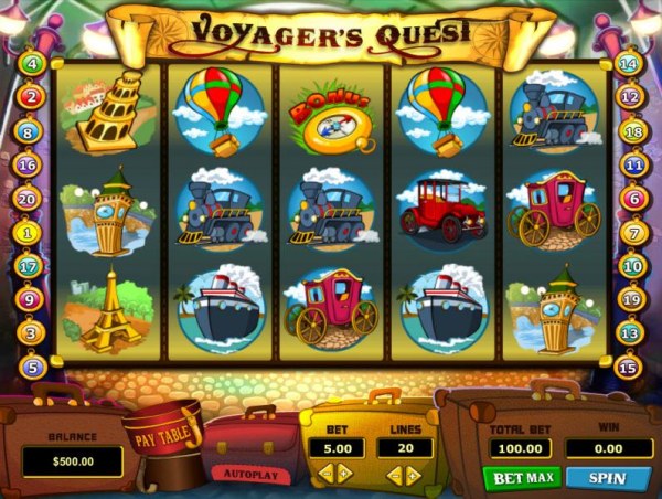 Casino Codes image of Voyager's Quest