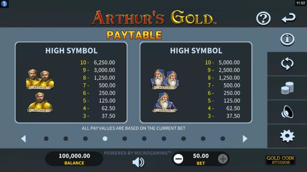 Arthur's Gold screenshot