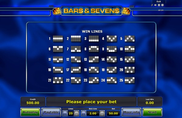 Bars and Sevens screenshot