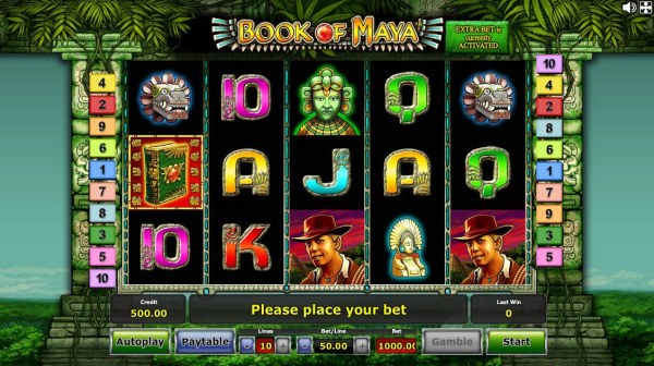Casino Codes image of Book of Maya