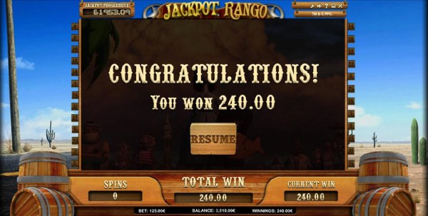 Jackpot Rango by Casino Codes