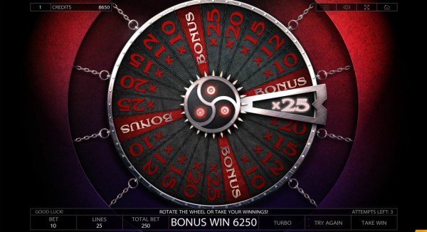 Casino Codes - Spin the wheel to win a prize