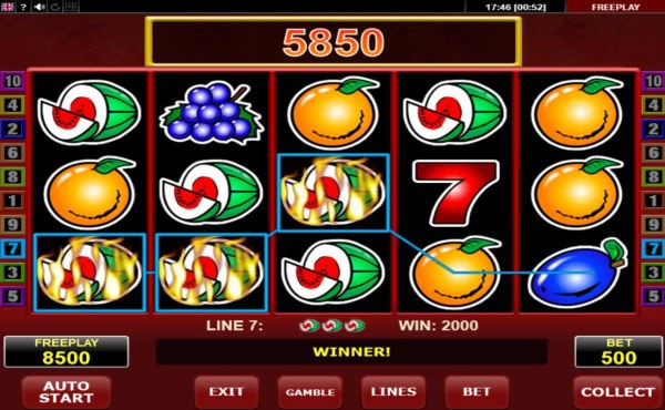 Multiple winning paylines triggers a big win by Casino Codes