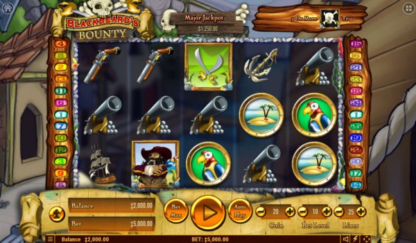 Casino Codes image of Blackbeard's Bounty