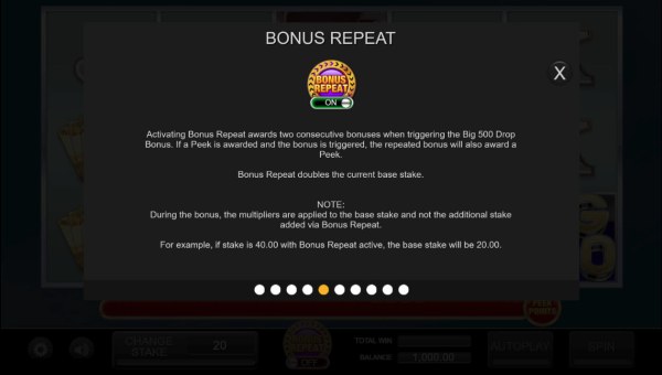 Bonus Repeat - Casino Codes
