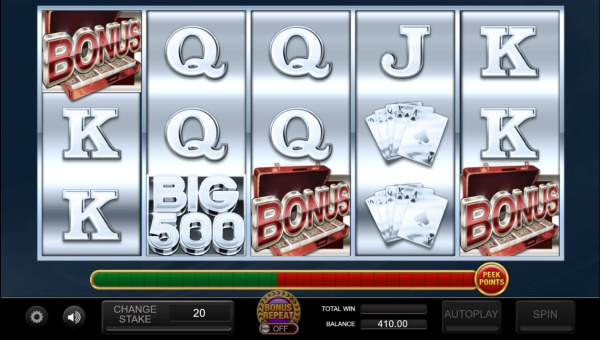 Scatter win triggers the bonus feature - Casino Codes