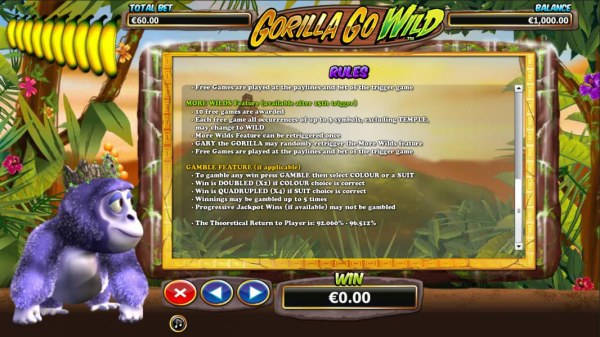 Gorilla Go Wild by Casino Codes
