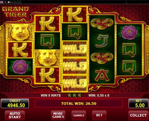 Casino Codes image of Grand Tiger