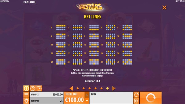 Casino Codes image of Ticket to the Stars
