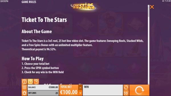 Casino Codes - General Game Rules