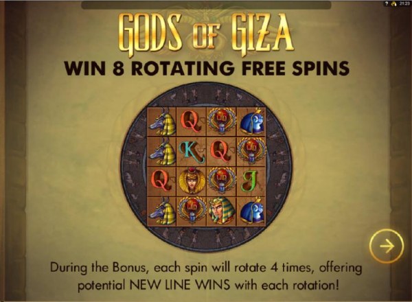 Gods of Giza by Casino Codes