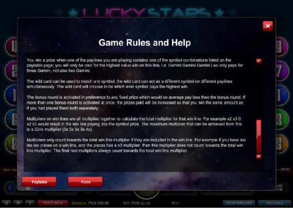 Lucky Stars by Casino Codes