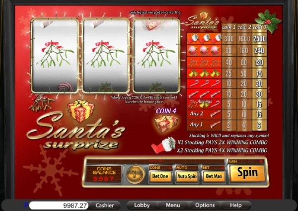 Casino Codes image of Santa's Suprize