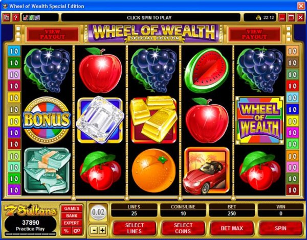 Casino Codes image of Wheel of Wealth Special Edition