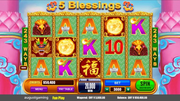 5 Blessings by Casino Codes