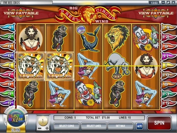 Casino Codes image of 5 Reel Circus