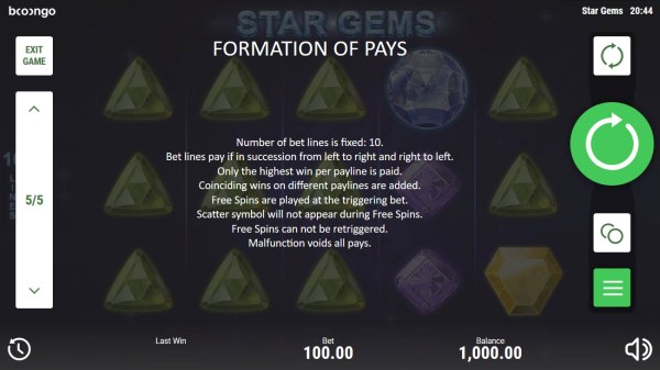 Star Gems by Casino Codes