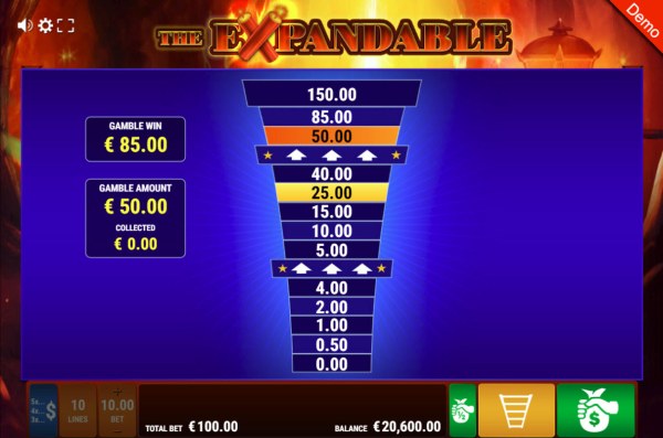 Ladder Gamble Feature Game Board - Casino Codes
