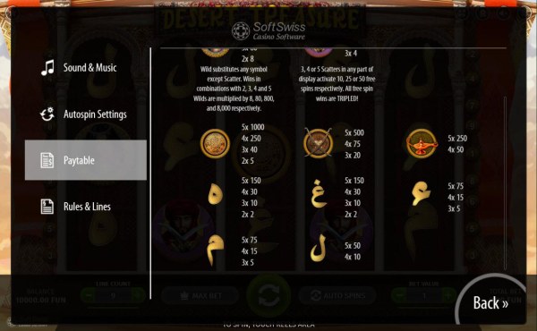 Desert Treasure screenshot