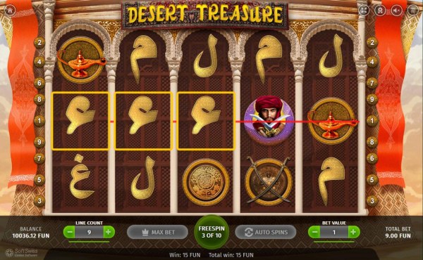 Desert Treasure screenshot