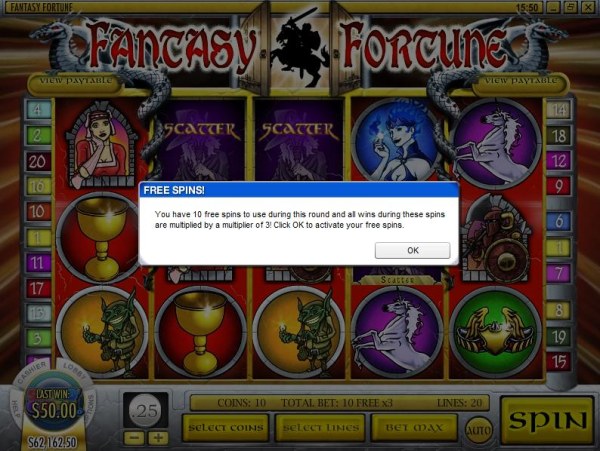 Fantasy Fortune screenshot