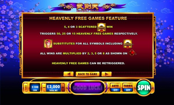 Casino Codes image of Heavenly Ruler