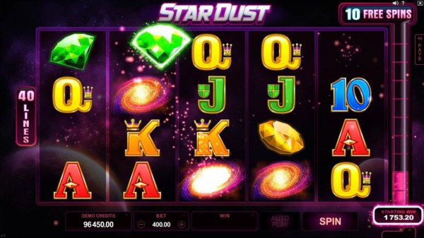 Casino Codes image of Star Dust