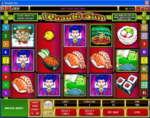Casino Codes image of Wasabi-San