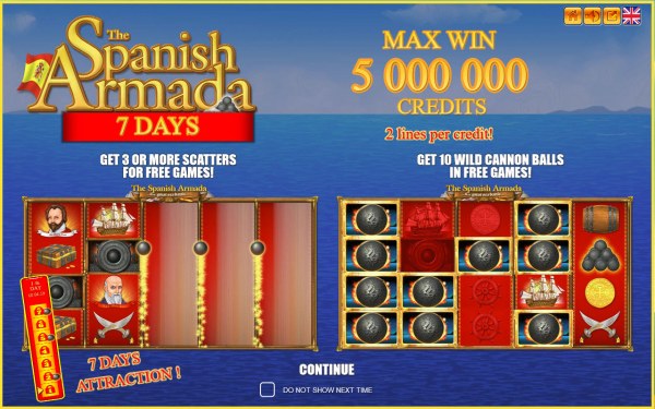The Spanish Armada 7 Days by Casino Codes