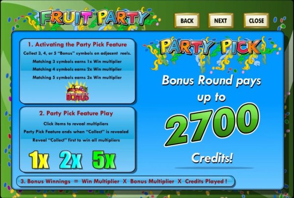 Casino Codes image of Fruit Party