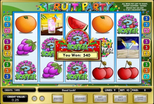 Fruit Party by Casino Codes
