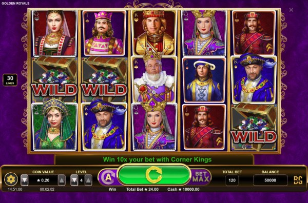 Casino Codes image of Golden Royals