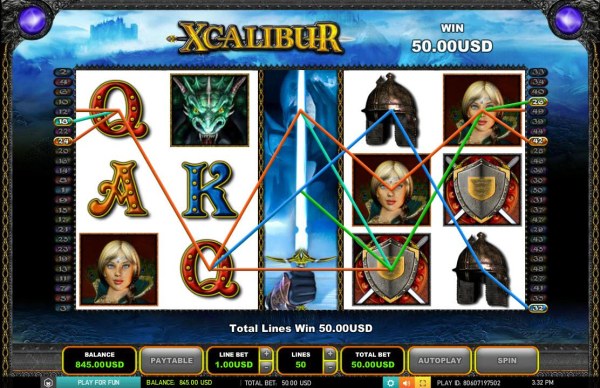 Casino Codes image of Xcalibur