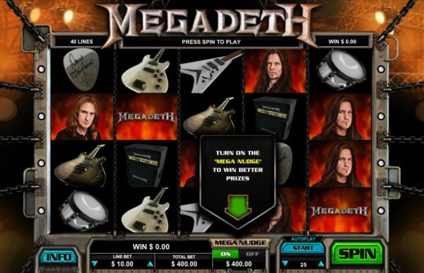 Casino Codes image of Megadeth
