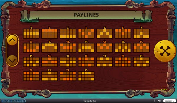 Paylines 1-25 - Casino Codes
