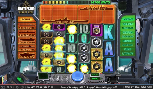 Winning combinations are removed from the reels and new symbols drop in place - Casino Codes