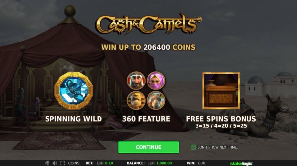 Cash & Camels by Casino Codes