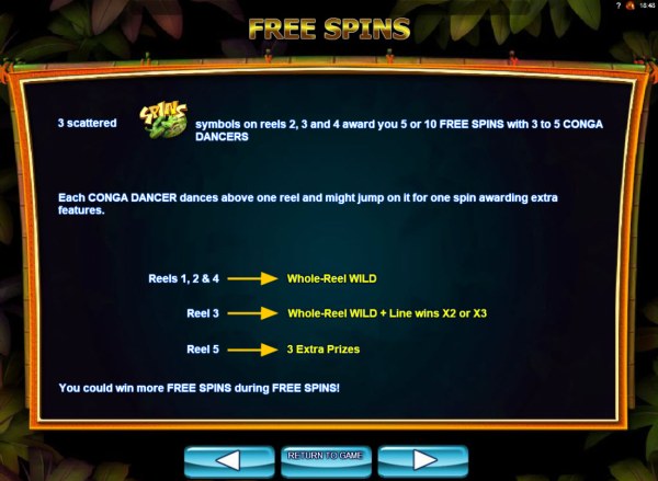 Casino Codes - Free Spins Bonus Game Rules