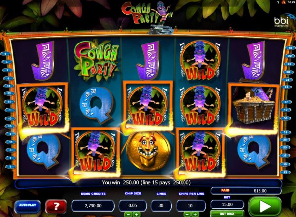 Casino Codes - Multiple winning paylines triggers a big win