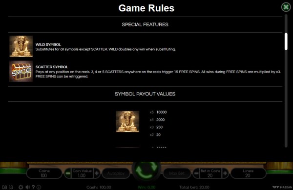 Wild and Scatter Symbol Rules by Casino Codes