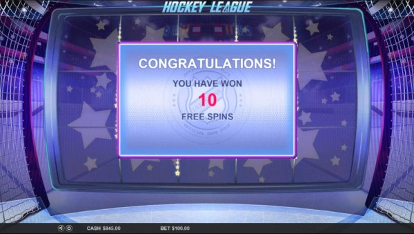 10 free spins awarded. - Casino Codes
