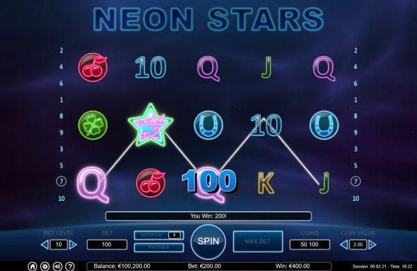 Casino Codes image of Neon Stars