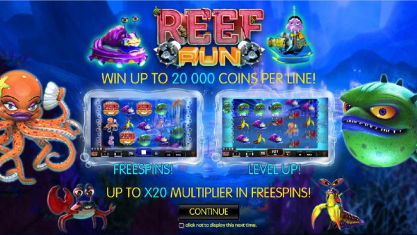 Reef Run by Casino Codes