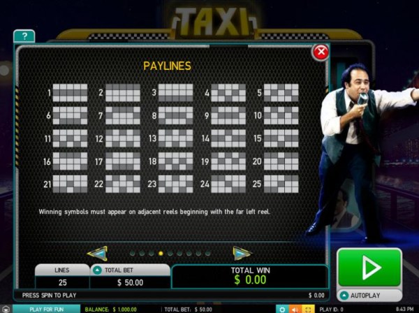 Taxi by Casino Codes
