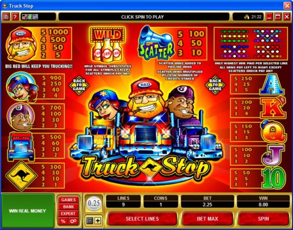 Truck Stop by Casino Codes