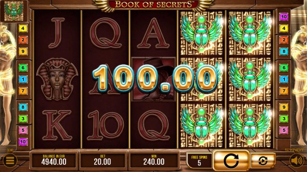 Casino Codes image of Book of Secrets