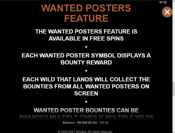 Casino Codes image of Wanted Outlaws