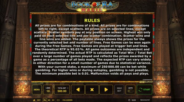Casino Codes image of Book of Ra Magic