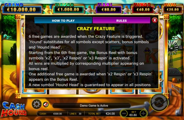 Casino Codes - Crazy Feature Rules