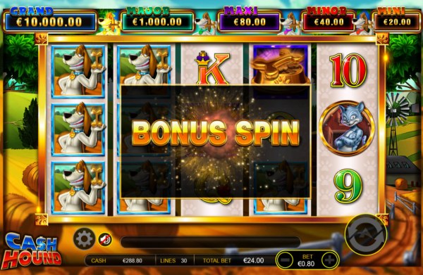 Casino Codes - Bonus spin triggered